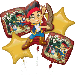 Jake and the Neverland Pirates Balloon Bouquet